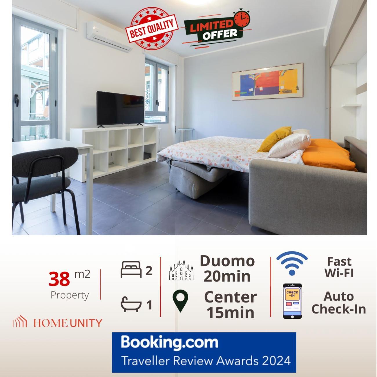 Apartmán 20Mins From Duomo - Renovated Apt Near City Center Milán Exteriér fotografie